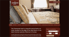 Desktop Screenshot of chetwyndehotel.co.uk
